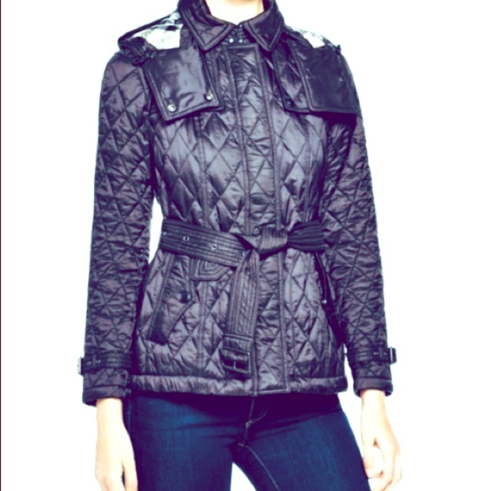 NWT burberry quilted with hood jacket - Picture 1 of 8